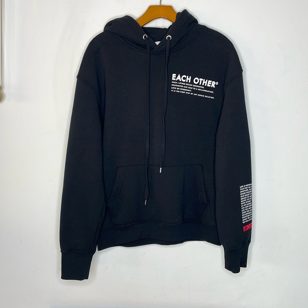 Each Other Lady Gaga x Born This Way Foundation Black ME/WE Hoodie *VERY RARE*
